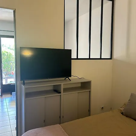 Apartment T1 Bis 150 M De La Agosta Avec Piscine Albitreccia